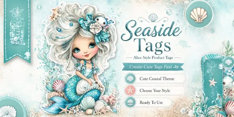 Alice In Seaside World Product Tags generated by undefined