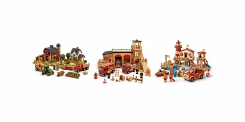 Whimsical Wooden Toy Workshops generated by chatgpt-image