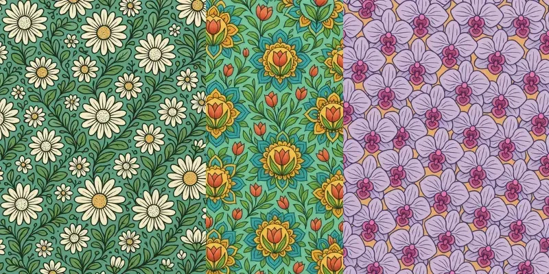 Floral Flower Pattern Creators generated by undefined