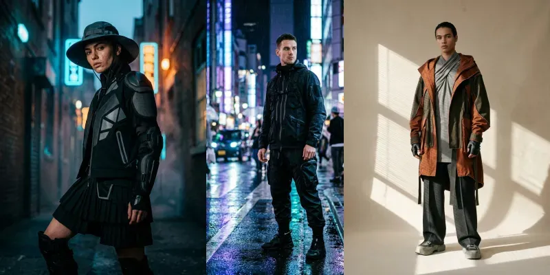 Cinematic Streetwear Lookbook Fashion generated by undefined
