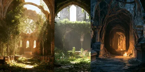 Abandoned Churches Art Generator generated by midjourney