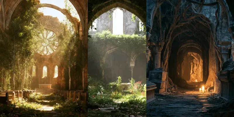 Abandoned Churches Art Generator generated by undefined