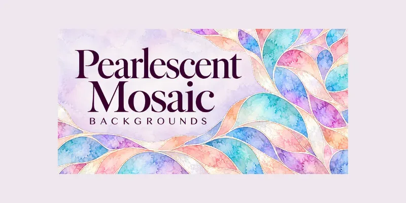 Pearlescent Mosaic Backgrounds