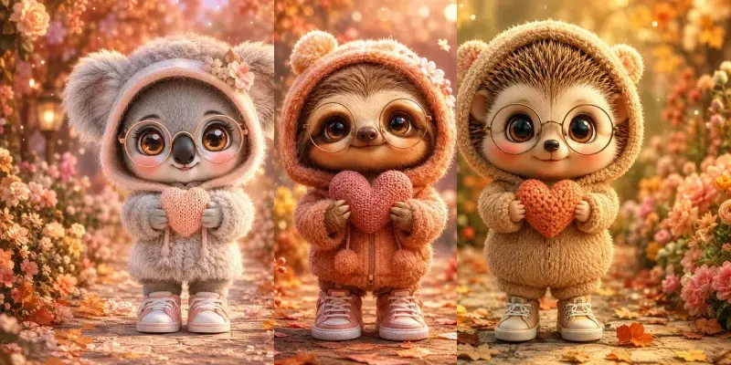 Ultra Cute Fluffy Toy Character Makers generated by undefined
