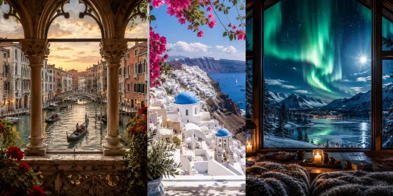 Windows To Paradise generated by undefined