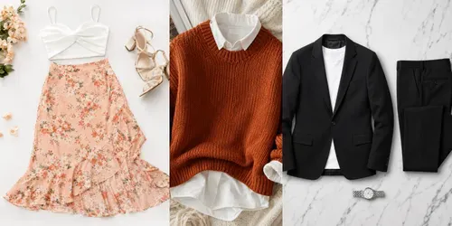 Clothing Apparel Flat Lays generated by chatgpt-image