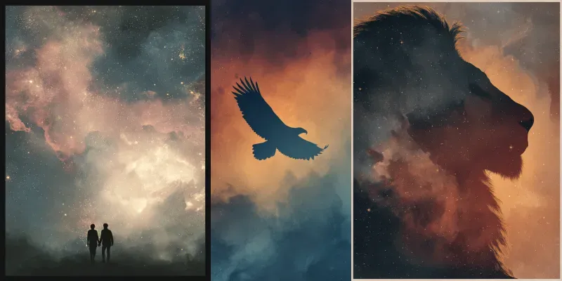 Nebula Silhouette Pod Images generated by undefined