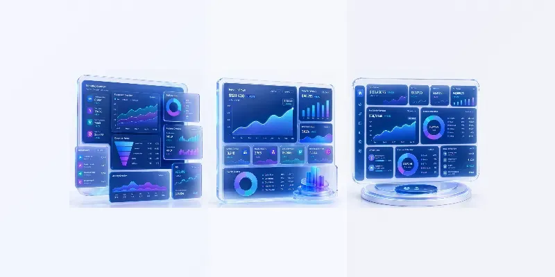 Premium 3D Saas Dashboard Collections generated by undefined