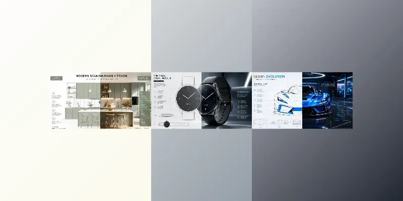 2D To 3D Design Comparison Boards generated by undefined