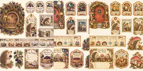 Woodland Hedgehog Ephemera generated by chatgpt-image