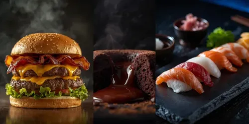 Mouth Watering Food Photography generated by leonardo