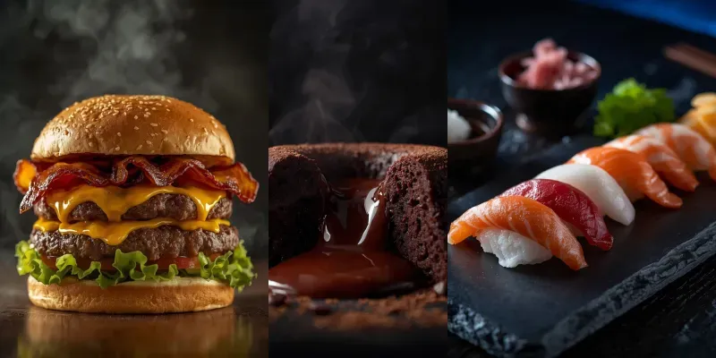 Mouth Watering Food Photography generated by undefined