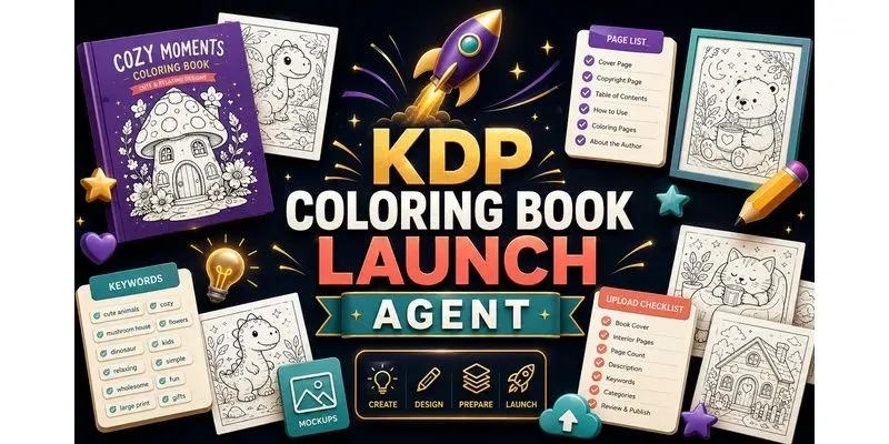 KDP Coloring Book Launch Agent generated by undefined