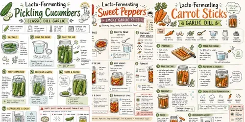 Fermented Vegetables Cheat Sheets generated by chatgpt-image