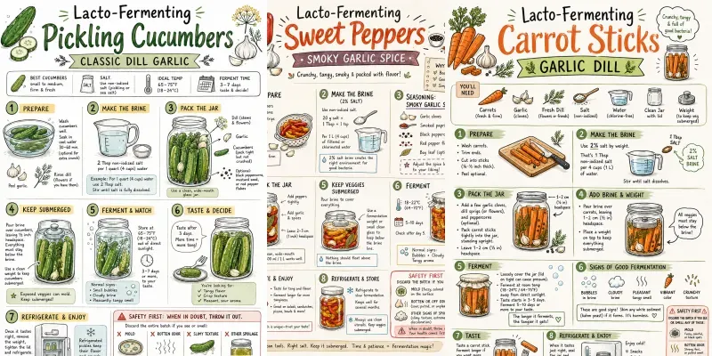 Fermented Vegetables Cheat Sheets generated by undefined