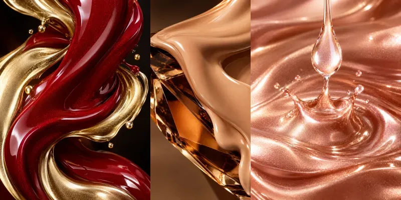 Liquid Luxury Cosmetics Photography