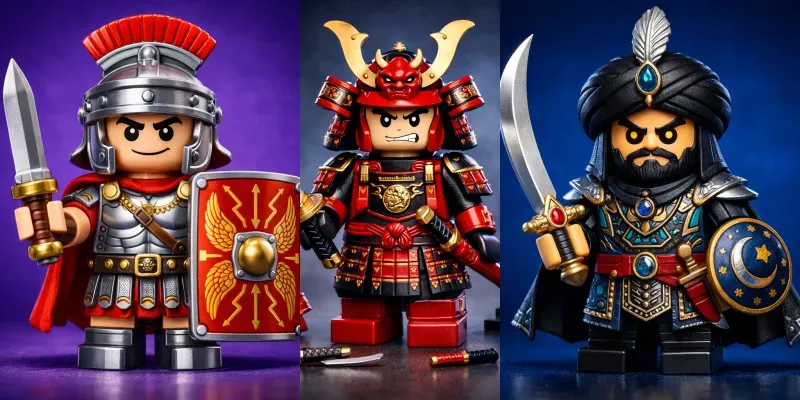 Ancient Warrior Brick Legends generated by undefined