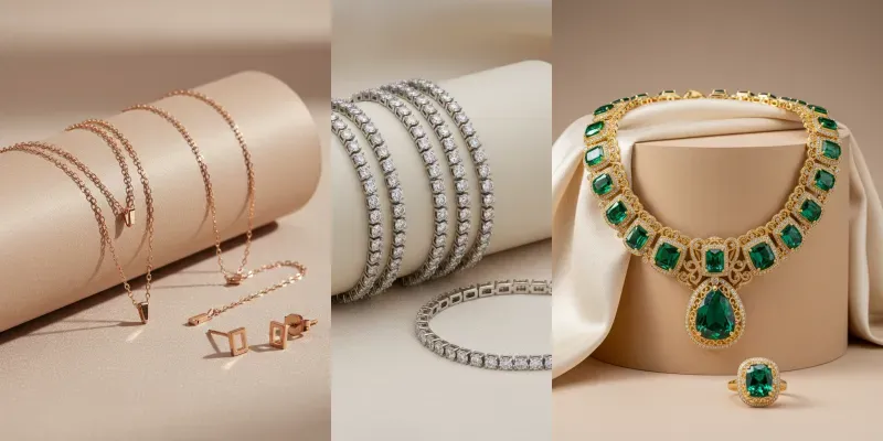 Luxury Jewelry Product Showcase Images generated by undefined