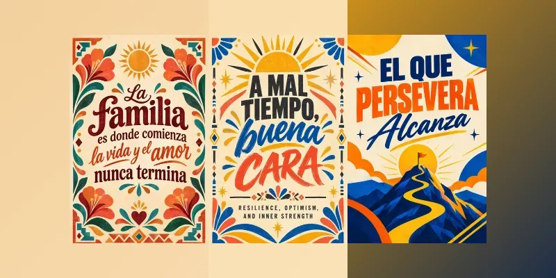Spanish Latino Quote Wall Art