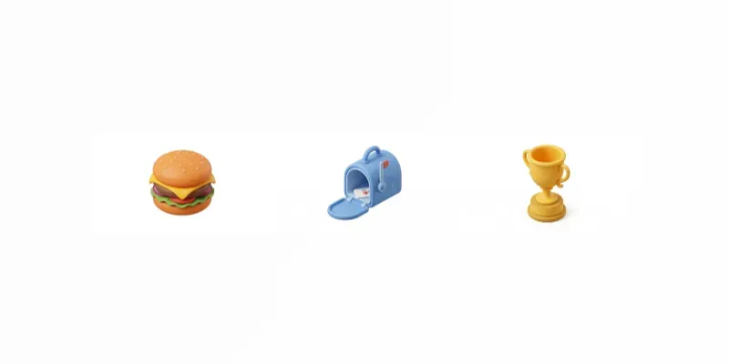 Premium 3D Clay UI Icons generated by undefined
