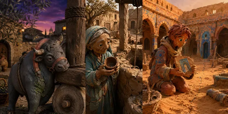 Storytelling Clay Figures generated by undefined