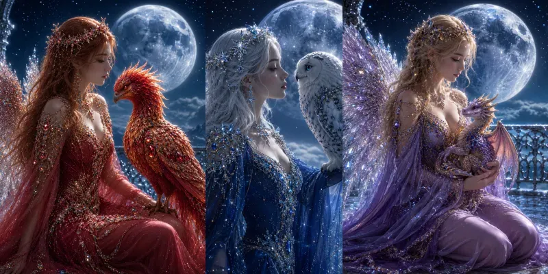 Celestial Moonlight Guardians generated by undefined