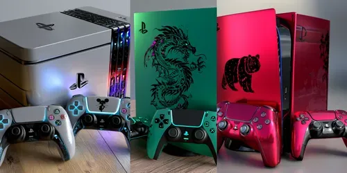 Playstation 5 Designs generated by midjourney