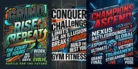 Sports Typography Poster Generator gemini-image prompt mini thumbnail