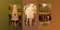 Miniature Rescue Worlds Helpful Hands grok-video prompt mini thumbnail
