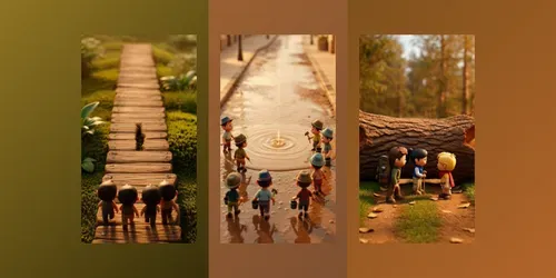 Miniature Rescue Worlds Helpful Hands generated by grok-video