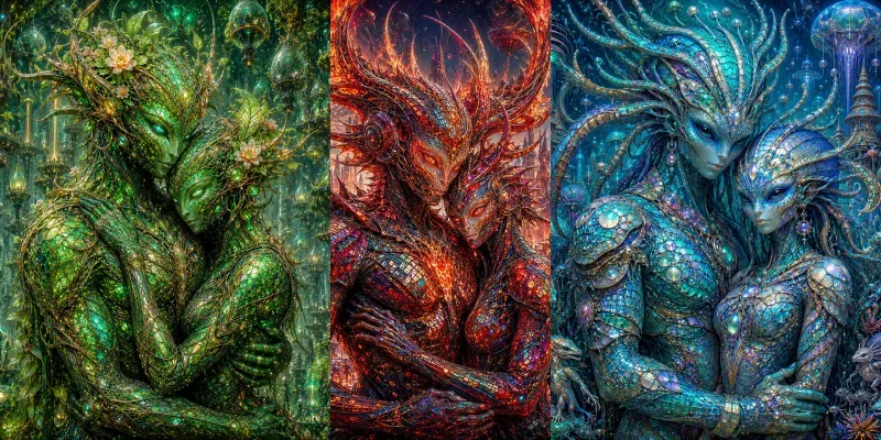 Cosmic Alien Bonds generated by undefined