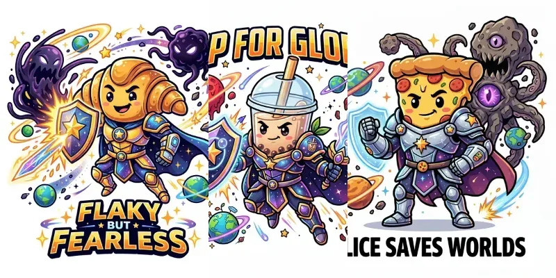 Cosmic Snack Knight Tshirts generated by undefined