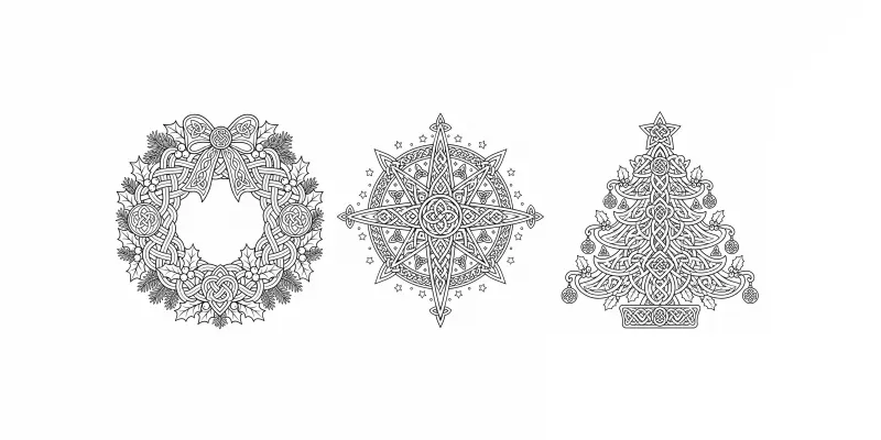 Celtic Christmas Colorings generated by undefined