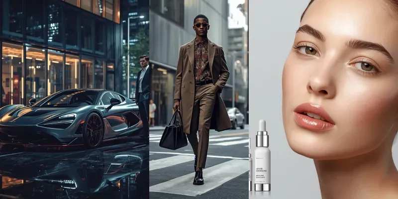 Luxury Brand Advertisements generated by undefined