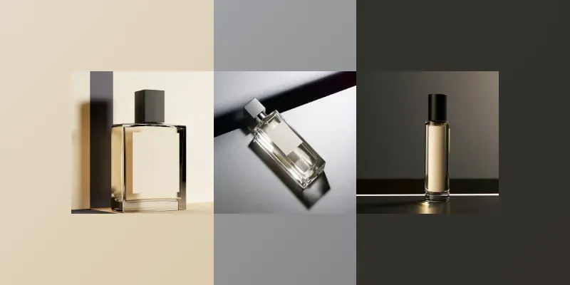 Hard Light Perfume Mockups generated by undefined