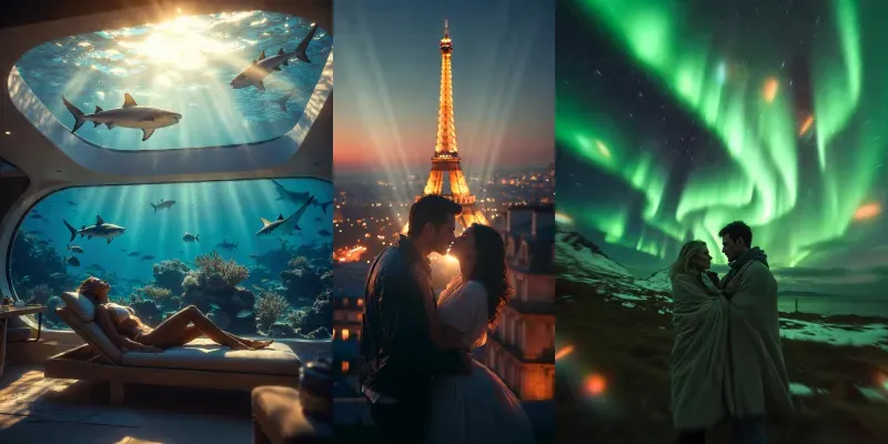Dreamy Travel Cgi Luxury Destinations generated by undefined