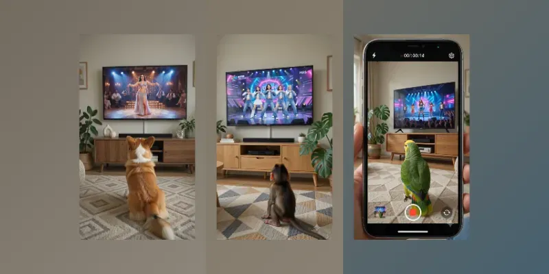 Animals Dancing To Tv Music generated by undefined