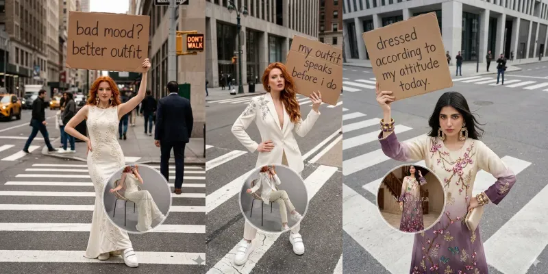 Fashion Protest Sign Streets generated by undefined