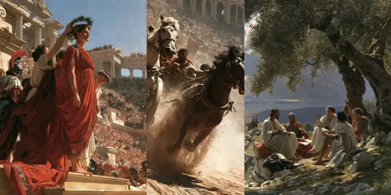 Classical Antiquity Oil Masterpieces