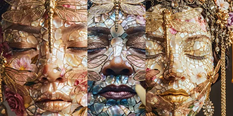 Golden Mosaic Goddesses generated by undefined