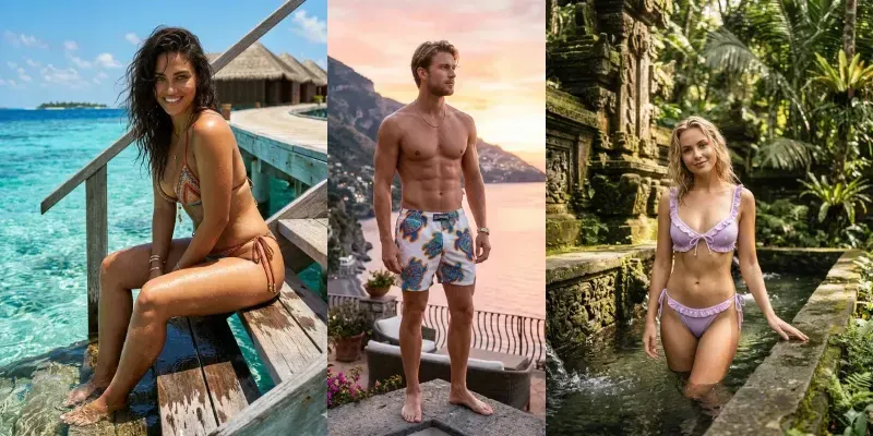 Luxury Model Cinematic Photography generated by undefined