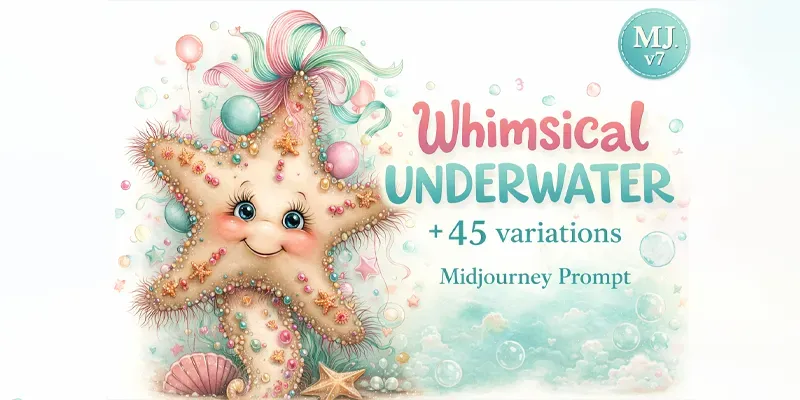 Whimsical Underwater Junk Journals generated by undefined