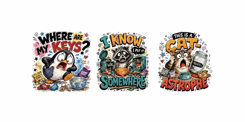 Whimsical Animal Crisis Tshirts generated by undefined