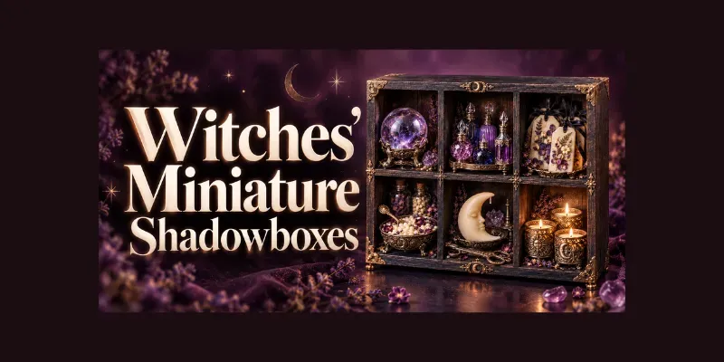Witches Miniature Shadowboxes