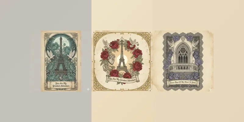Victorian Gothic Card Generator generated by undefined