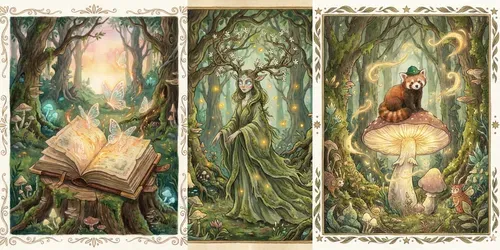 Magical Storybook Illustration Makers generated by gemini-image
