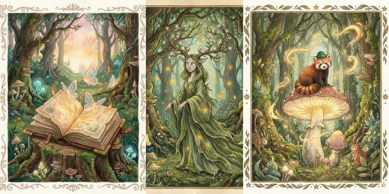 Magical Storybook Illustration Makers generated by undefined