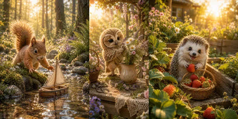 Cozy Morning Story Scenes generated by undefined