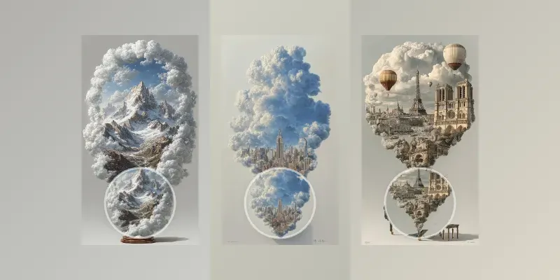 Cloud Scene Object Compositions generated by undefined