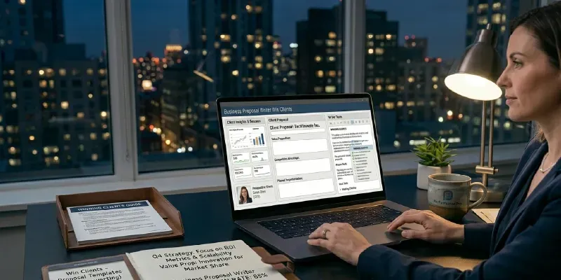 Business Proposal Writer Win Clients generated by undefined